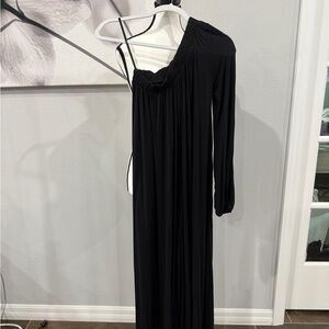 Free People Beach Sunday Stroll One-Shoulder Wide Leg Jumper